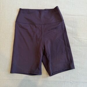 Harper Wilde Flex High Rise Biker Shorts in Mulberry